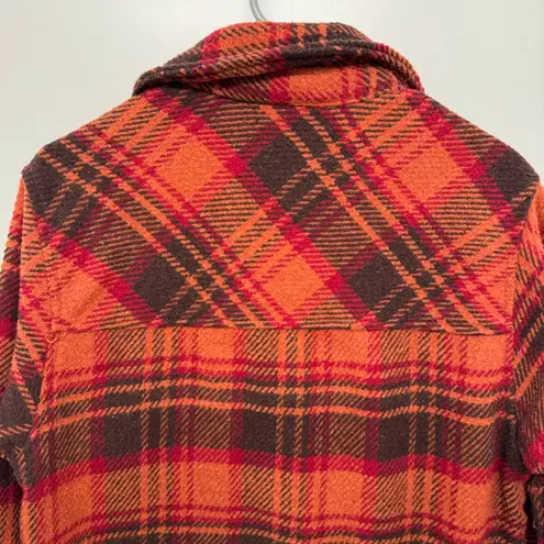 Stoosh Plaid Shacket Button Down Jacket