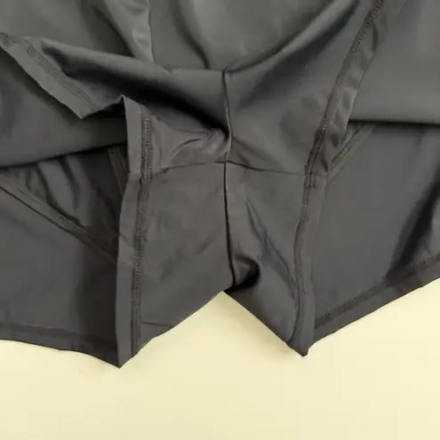 None Swim Bottoms Shorts Liner Stretch Beach Travel Cruise Resort Black