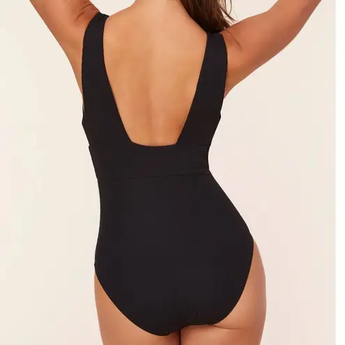 Andie Swim The Mykonos Rib One Piece LT Swimsuit Black size M Tall NWT Size M