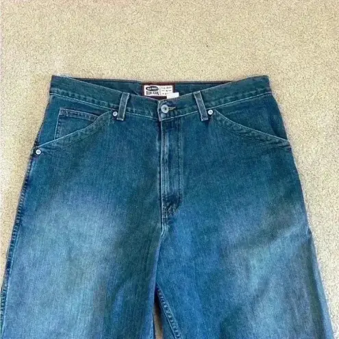 Old Navy  high rise wide leg blue jeans in size 34
