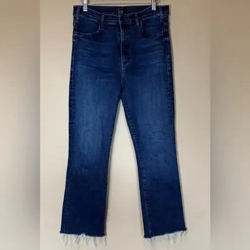 MOTHER The Hustler Ankle Fray in Mint Condition Size 27 Blue