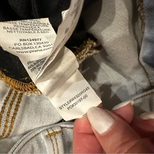 prAna Soma Skinny Fit Jeans Women's Blue Light Wash Stretch Denim Size 10/30