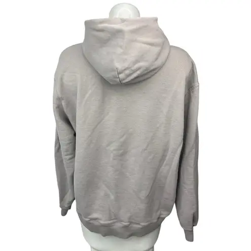 SKIMS Women's Gray French Terry Fleece Oversized Hoodie Hooded Sweatshirt Top XS