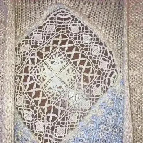 Altar'd State Altar’d State Fringe Boho Sweater Vest open face cardigan size Medium