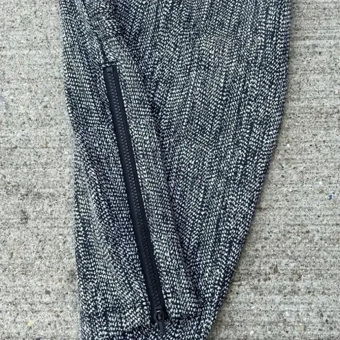 Athleta NWT  Delancey Gleam Moto Tights Size 3X Zip Ankle Heathered Gray