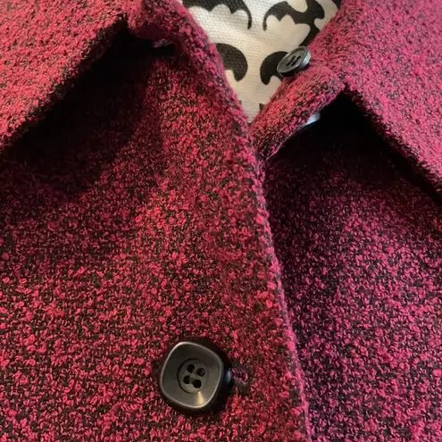 Karen Scott Fuchsia and Black Blazer Jacket Size 10