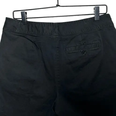 Lauren Ralph Lauren Womens Chino Gold Toggle Rope Shorts Black Size 10