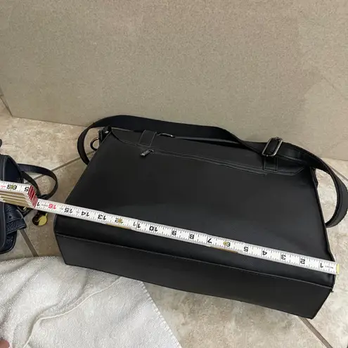 Ecosusi Black Satchel Crossbody Bag Bow Accent Women's Handbag Purse EUC