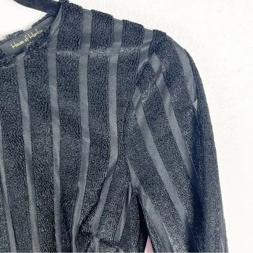 HOUSE OF HARLOW 1960 x REVOLVE Black Long Sleeves Hidden Back Zipper Bodysuit