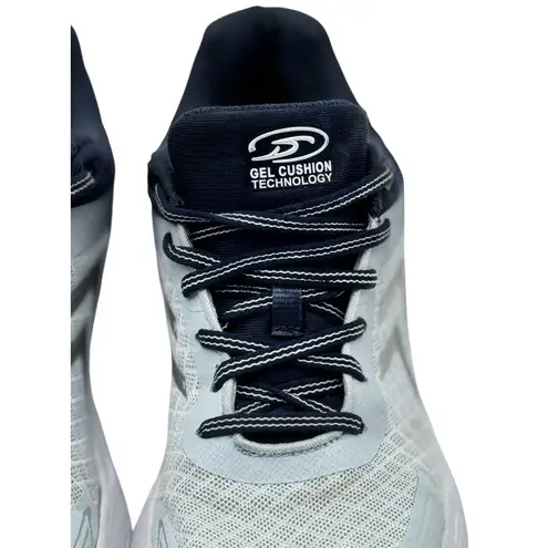 Dr. Scholl's Womens Blaze Running & Training Shoe Size 6.5 Light Blue Navy Gel White