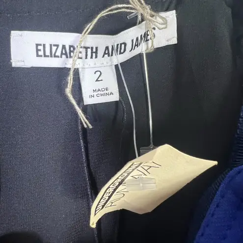 Elizabeth and James NWT Heather Mini Dress Womens 2 Blue Feminine Cocktail