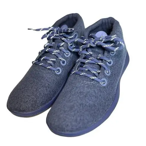 All Birds Women’s Wool Runner Up Mizzles High Top Sneakers Savanna Night Size 8 Blue