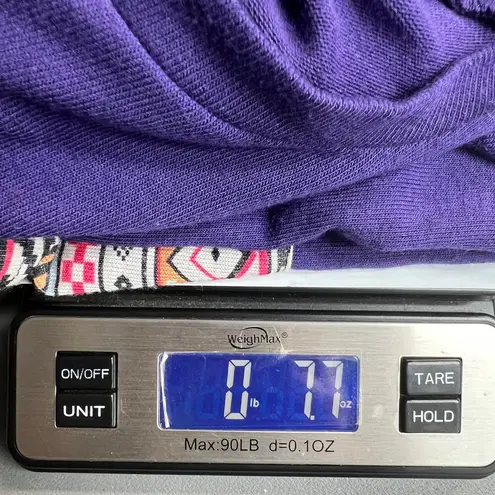 Styleword Tunic Sweater Dress Womens Medium Bohemian Loungewear Relaxed Pullover Purple