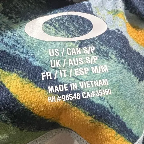 Oakley Women's Multicolor Print Leggings Size S Activewear Yoga Gym