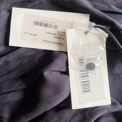 Ba&sh Corazon Ruffle Wrap Mini Dress Floral 3/4 Sleeve Size S small XS