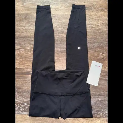 Lululemon  Wunder Train High Rise 28” Black Size 4 NWT