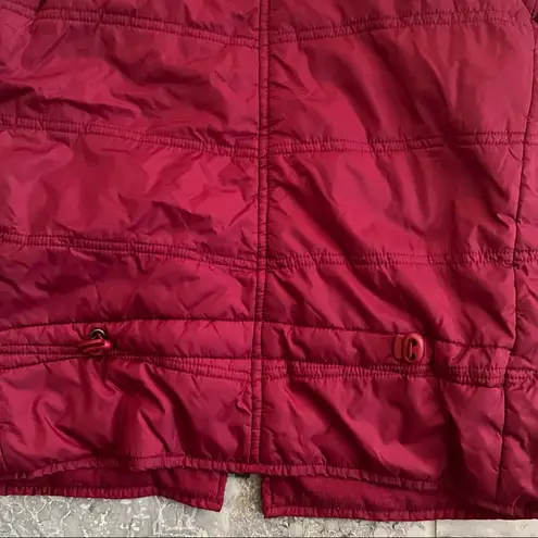 Vanity Red Puffer Vest Zip