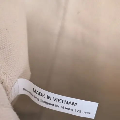 Trader Joe's Mini Canvas Tote Bag Pastel green Limited Edition market tote