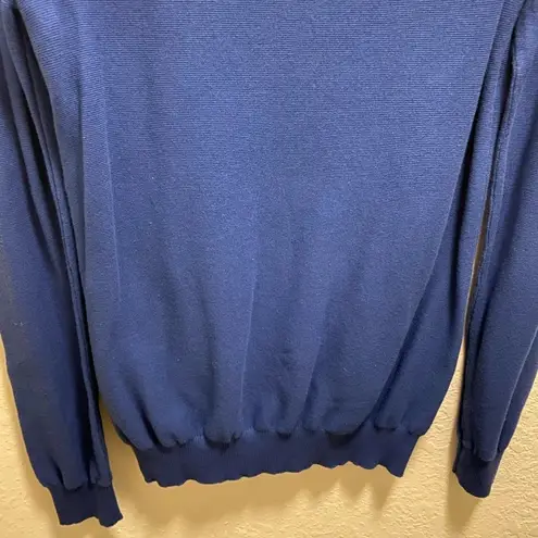 Paul & Shark Yachting Blue Chain Detail Sweater Size Medium