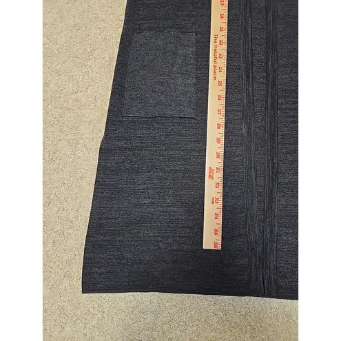 Misook EXCLUSIVELY Gray Stripped Jacket Cardigan Duster Sz L Old Money