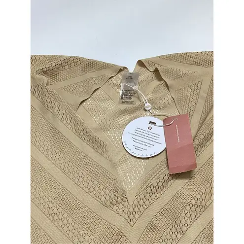 PilyQ New. PQ golden tan poncho cover-up. One size. Retails $134