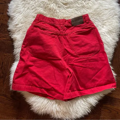 90s 2000s tomato red shorts high rise wedgie fit Size 2