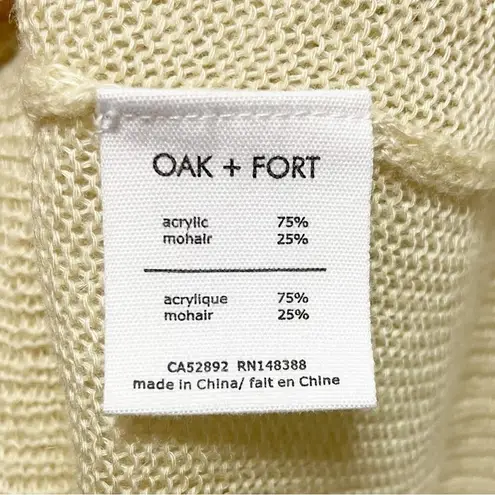 Oak + Fort Tan V-Neck Sweater