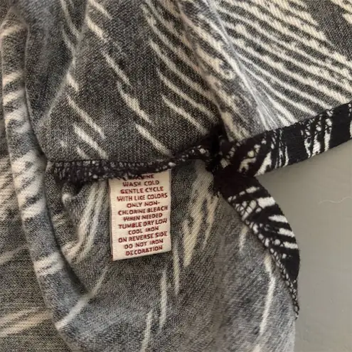 JM Collection JM Collection Women's M Black Beaded V-Neck 3/4 Sleeve Blouse Casual