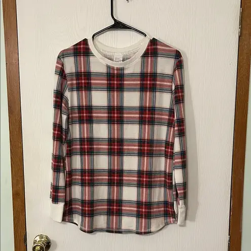 Stars Above Red and Blue Plaid Pajama Set NWOT