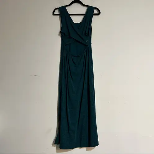 Kuhl Lyra Krossbak Midi Dress in Everglade Print Size Small