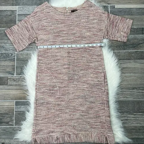 Massimo Dutti Knit Woven Mini Dress