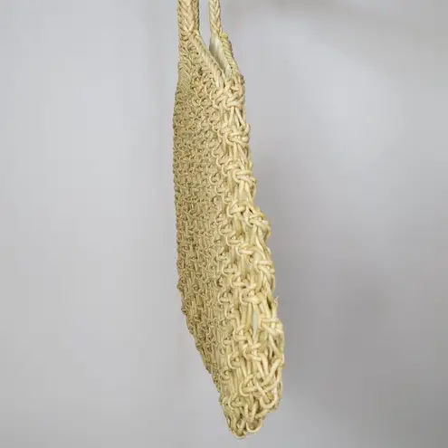 Vintage Straw Wicker Shoulder Bag Tote Beach Bag