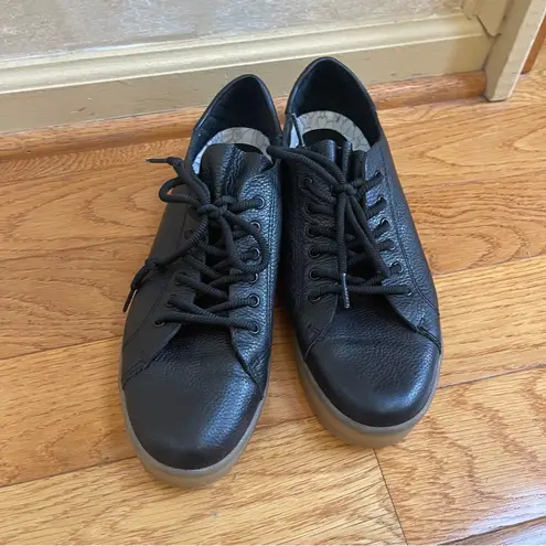 Dr. Scholls THE LAB BY DR SCHOLL’S LEATHER BLACK SNEAKERS SHOES AMALIE CASUAL Sz 8 US