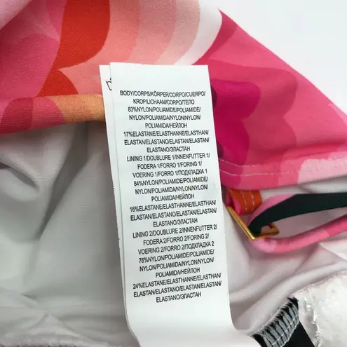 La Blanca Floral Rhythm One Shoulder Keyhole Tankini Top Floral White 4