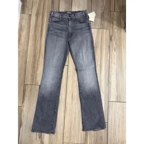 NWT MOTHER The Hustler Heel Jeans in Magic 8 Ball Sz 31 $258 Gray