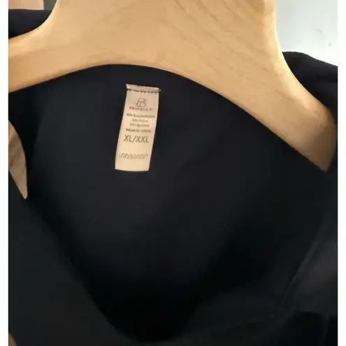 Shapellx Women's Sleeveless Collared Black XL XXL Thong Slimming Bodysuit