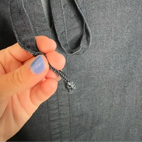 Cuyana Denim Tee Dress blue extra small