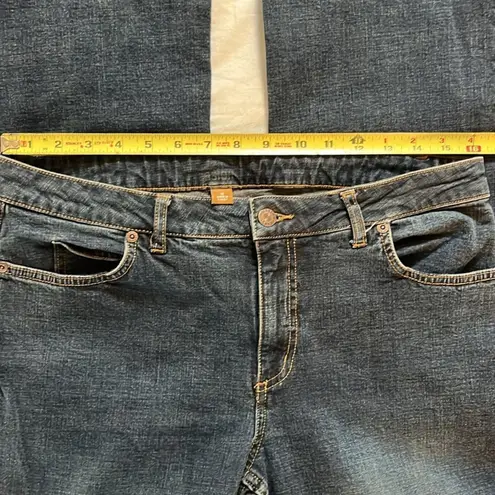 Caslon Women’s Size 12 Blue Bootcut Jeans Mid Rise Stretch Denim Made in Turkey