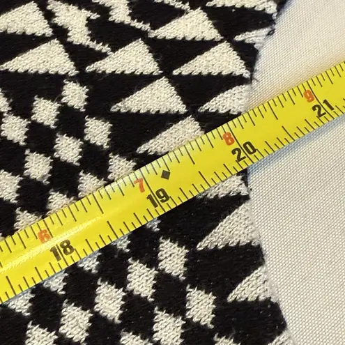 Carolyn Taylor Sweater Sz Dolman 3/4 Sleeves Pullover Black/White Workwear Sz XL