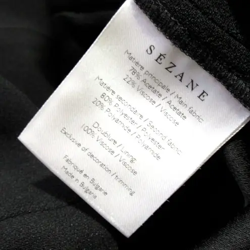 Sézane NWT Sezane Cecilia Jumpsuit in Noir Black Crepe V-neck One-Piece 38 / US 6