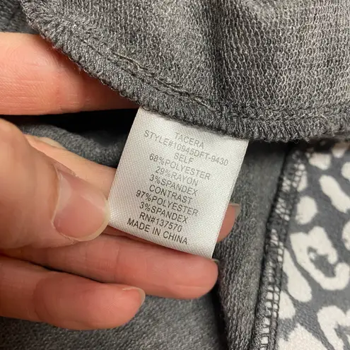 Tacera Layered Cheetah Relaxed Shift Dress