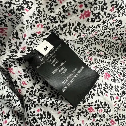 Isabel Marant Étoile Marili Ruched Blouson-Sleeve Dress, Size US4|FR34 New w/Tag