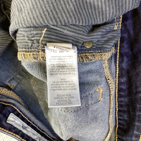 Bullhead Denim Co Skinny Jeans Juniors Size 7R Dark Wash Tech Pack 30" Inseam Blue