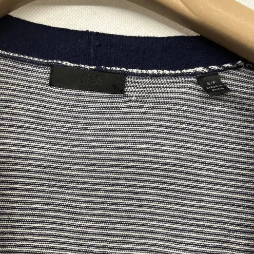 NEW $395 Stripe Silk Blend Cardigan ATM ANTHONY TH Size undefined