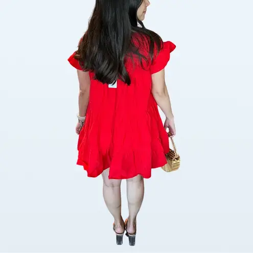 Sage The Label NWT Babydoll Dress in Red, Size XS