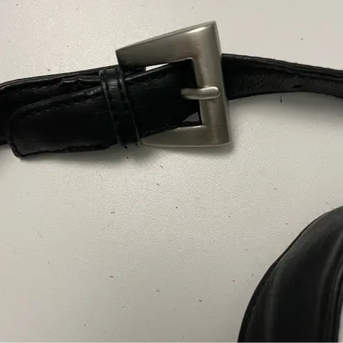 Hobo International HOBO Purse Crossbody Leather Wallet Credit Card Slots Pen Adjustable Soft Black