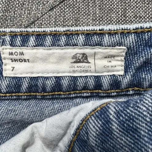 Bullhead Denim Co Mom Shorts Womens 7 Acid Wash High Rise Cut Off 90s Y2K Blue Size undefined