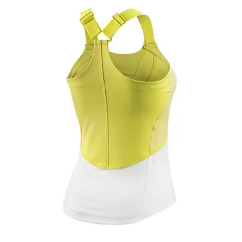 Adidas by Stella McCartney Barricade Pleated Neon Yellow Tennis Skirt& Top SET L White Size L