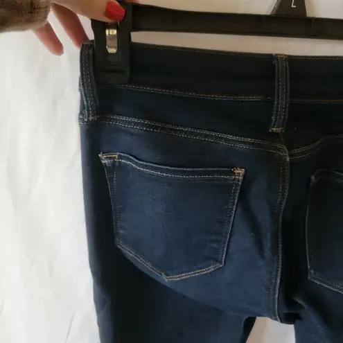 Mavi Gold Dark Wash Mid Rise Slim Stretch Ariana Classic Skinny Jeans Size 26 Blue