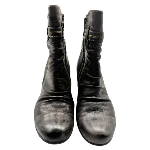 Blondo  Ankle Booties Brown Slouchy Aqua Protect Side Zip Shoes Women’s Size 6M - Image 3